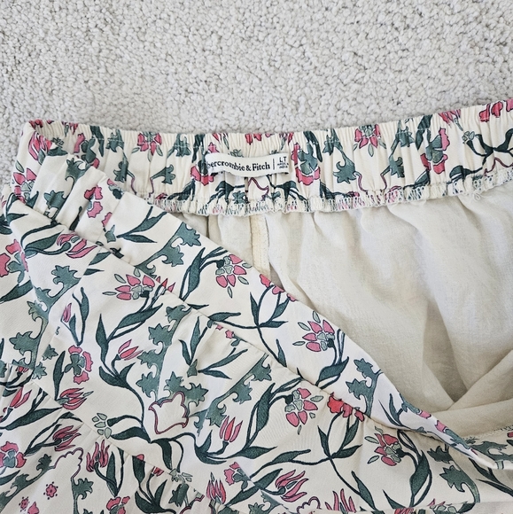 Abercrombie & Fitch | Poplin Floral Long A-Line Flower Maxi Skirt, Womens XLT - Picture 9 of 9